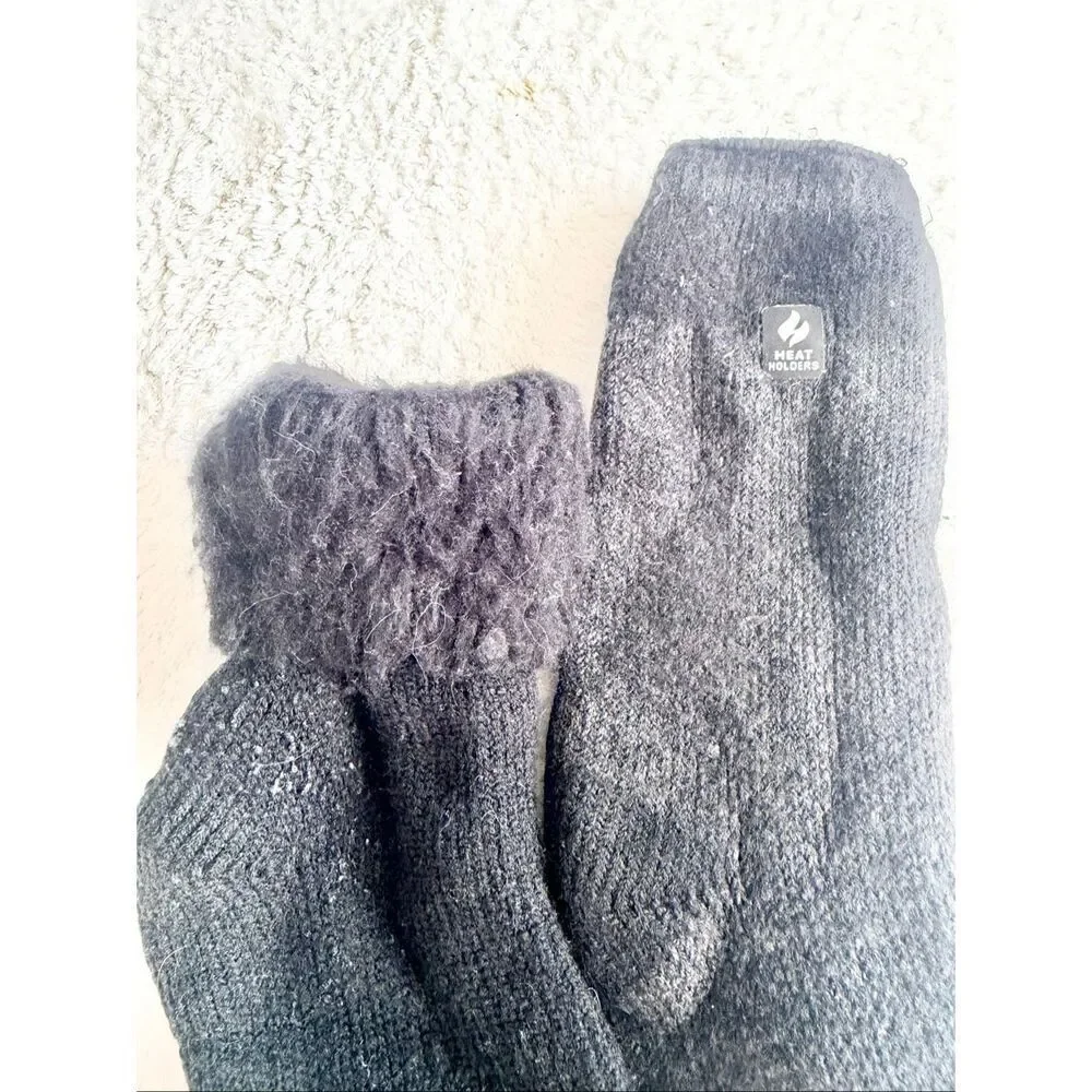 Black heat holder socks - great for winter activities women’s